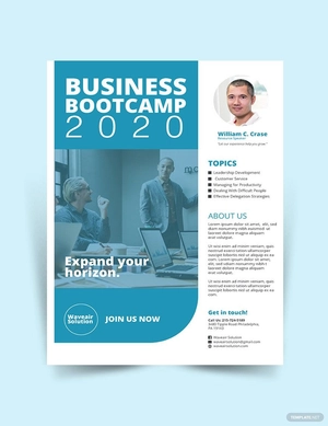 Business Training Flyer Template