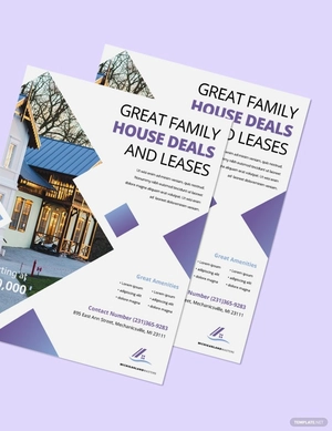 Open House Deals Flyer Template