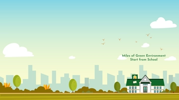 Free School Environment Background Template to Edit Online