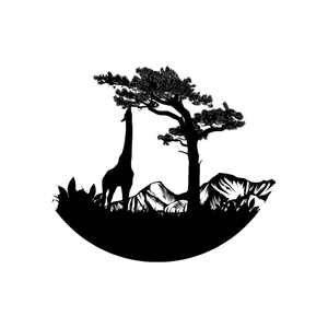 Free Black And White Environment Clipart Template to Edit Online