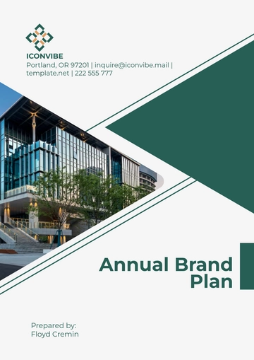 Free Annual Brand Plan Template to Edit Online