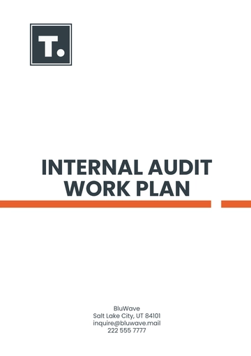 Free Internal Audit Work Plan Template to Edit Online