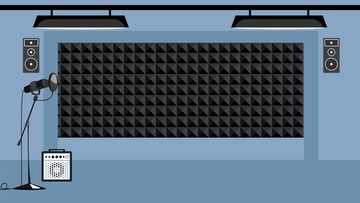 Free Recording Studio Background to Edit Online