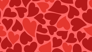 Free Red Love Background to Edit Online