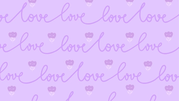 Free Lilac Love Shiny Background to Edit Online