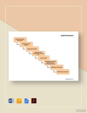 Editable Audit Flowchart Template
