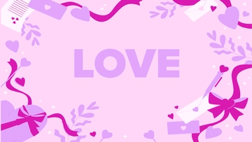 Free Purple Love Background to Edit Online