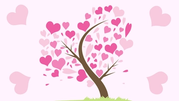 Free Abstract Love Background to Edit Online