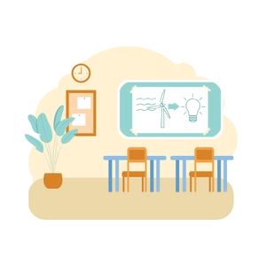 Free Classroom Environment Clipart Template to Edit Online