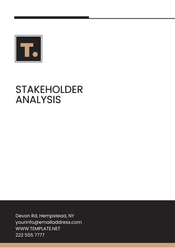 Free Stakeholder Analysis Template to Edit Online Free Stakeholder Analysis Template to Edit Online