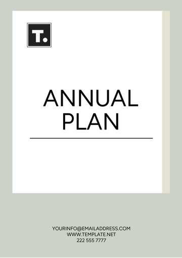 Free Annual Plan Template to Edit Online
