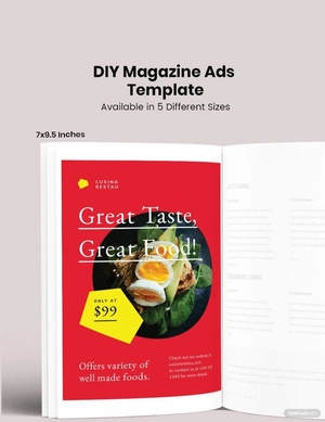 DIY Magazine Ads Template