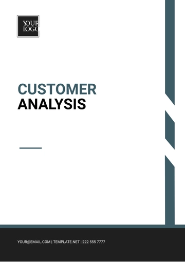 Free Customer Analysis Template to Edit Online