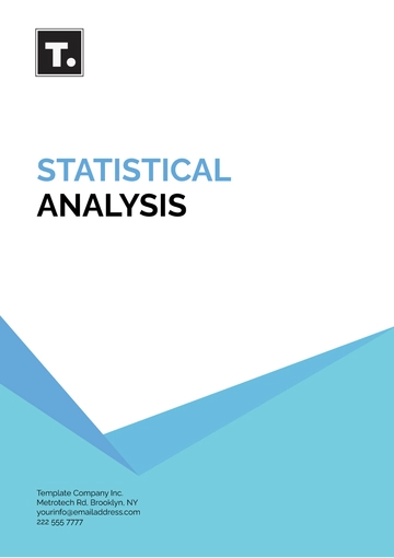 Free Statistical Analysis Outline Template to Edit Online