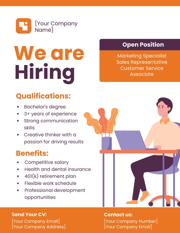 Free Job Posting Flyer Template to Edit Online