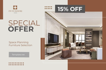 Free Interior Design Promotion Banner Template to Edit Online