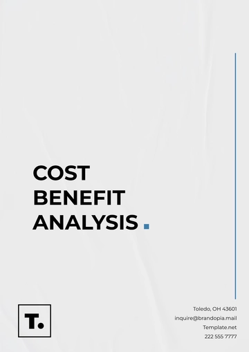 Free Cost Benefit Analysis Template to Edit Online