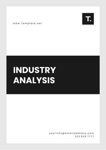 Free Industry Analysis Template to Edit Online