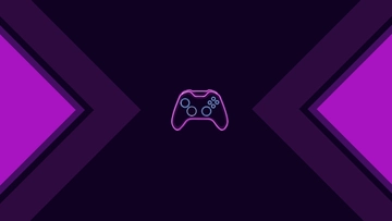 Free Purple Gaming Background to Edit Online