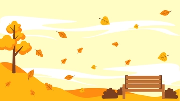 Free Autumn Fall Tree Park Background to Edit Online
