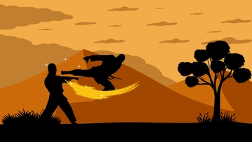 Free Game Battle Scene Background to Edit Online