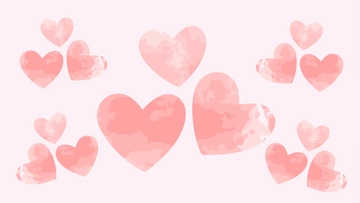 Free Watercolor Love Background to Edit Online