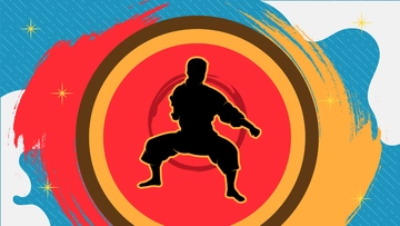 Free Martial Arts Game Background to Edit Online