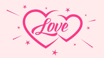 Free Creative Love Background to Edit Online