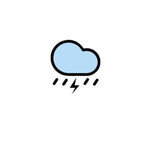 Free Hailstorm Weather Icon to Edit Online