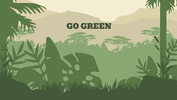 Free Green Environment Background Template to Edit Online