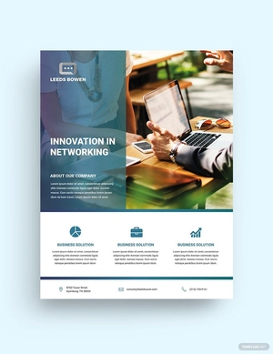 Business Consultant Flyer Template