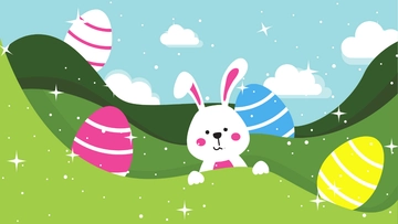 Free Easter Glitter Background to Edit Online