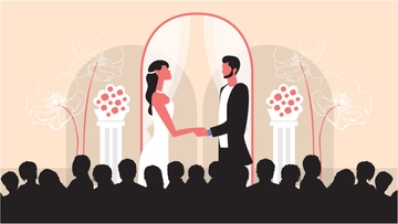 Free Wedding Ceremony Background to Edit Online