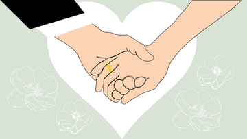Free Wedding Engagement Background to Edit Online