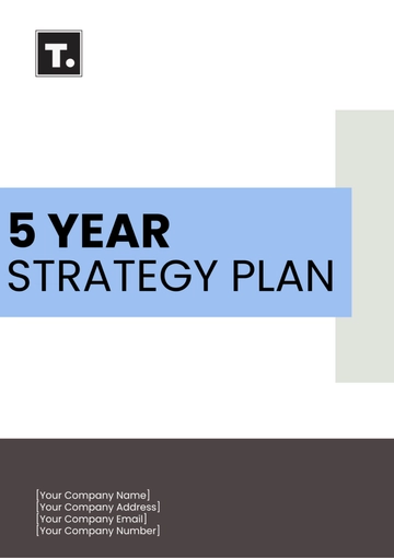 Free 5 Year Strategy Plan Template to Edit Online
