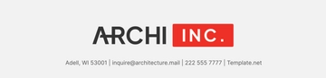 Free Architecture Header Template to Edit Online