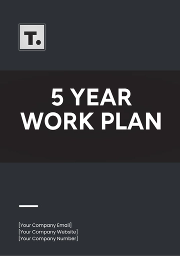 Free 5 Year Work Plan Template to Edit Online