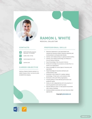 Medical Collector Resume