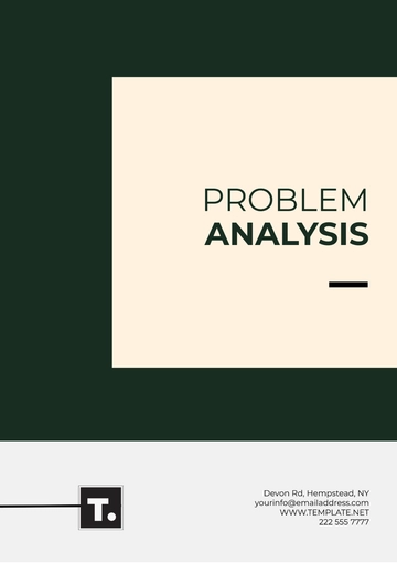 Free Problem Analysis Template to Edit Online