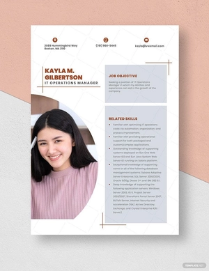 IT Operations Manager Resume