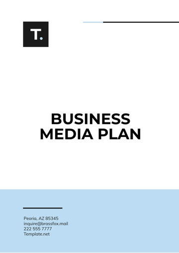Free Business Media Plan Template to Edit Online
