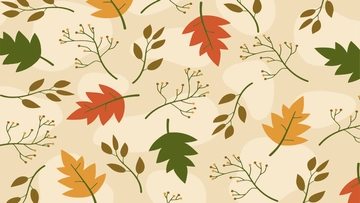 Free Fall Leaves Background to Edit Online