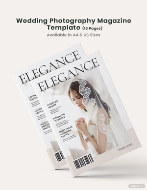 Wedding Photography Magazine Template