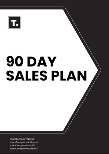 Free 90 Day Sales Plan Template to Edit Online