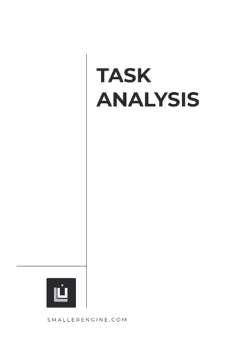 Free Task Analysis Design Template to Edit Online