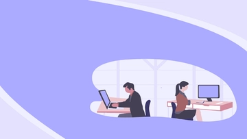 Free Technology Computer Office Background to Edit Online