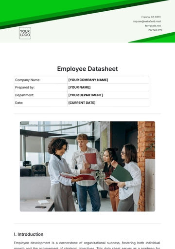 Free Employee Datasheet Template to Edit Online