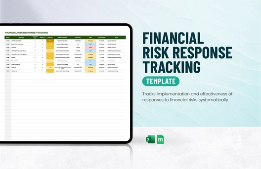 Financial Risk Response Tracking Template