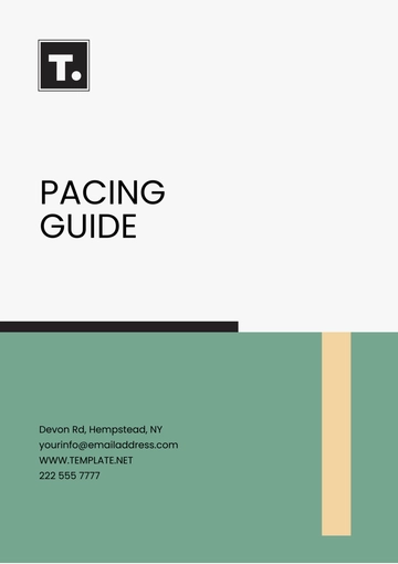 Free Pacing Guide Template to Edit Online