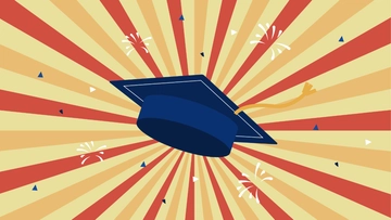 Free Retro Graduation Season Background to Edit Online
